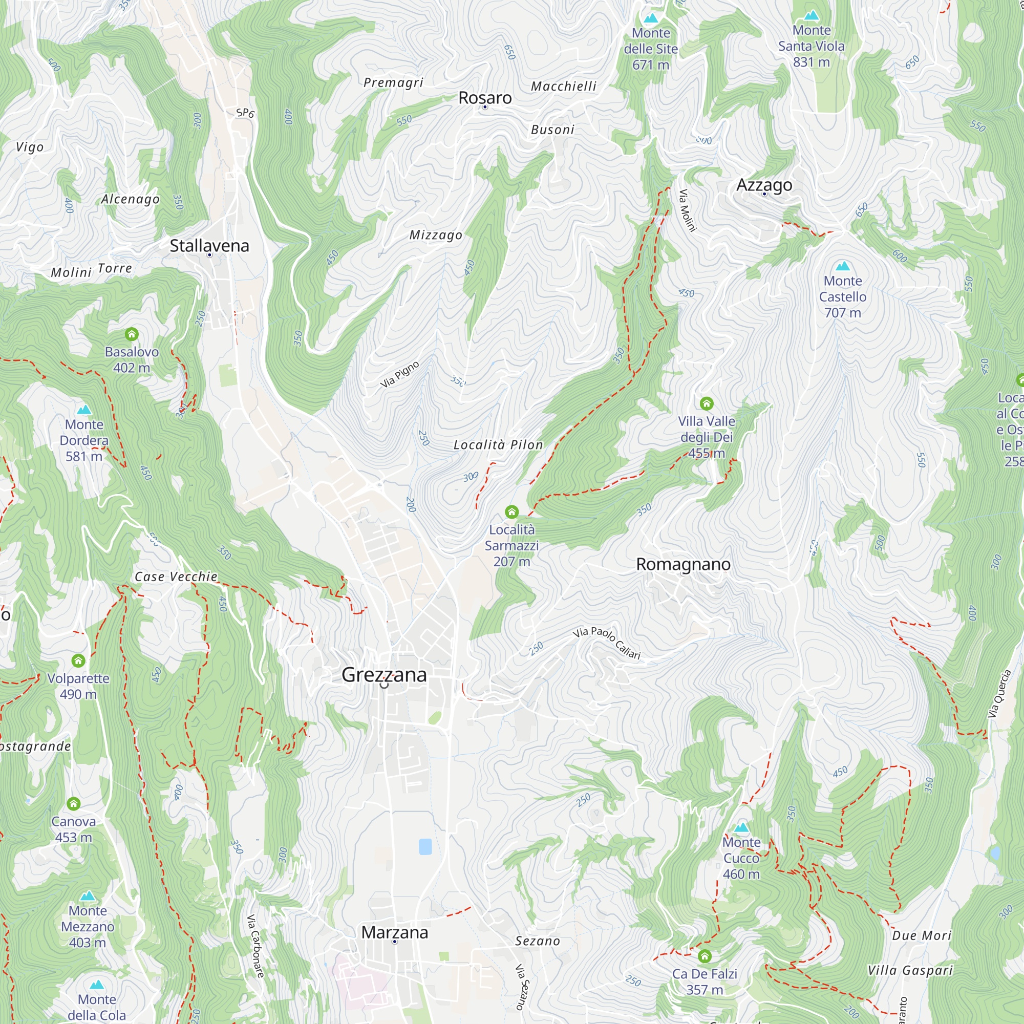 Località Sarmazzi map