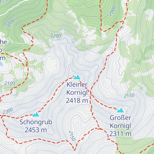 Map of Kleiner Kornigl