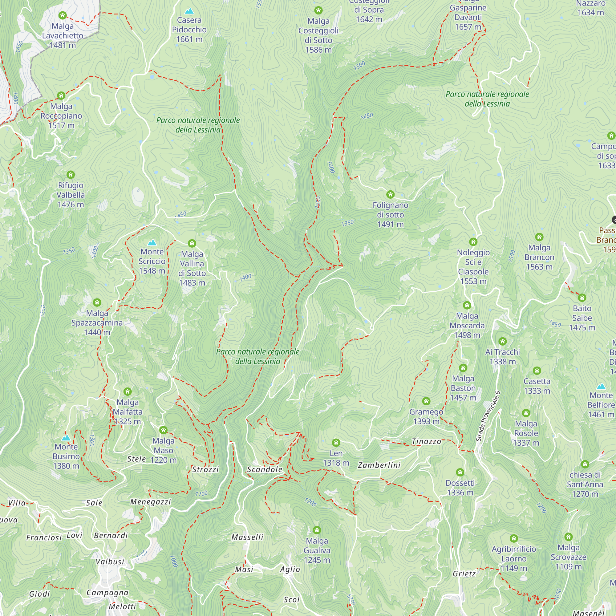 Baito dei Pastori map