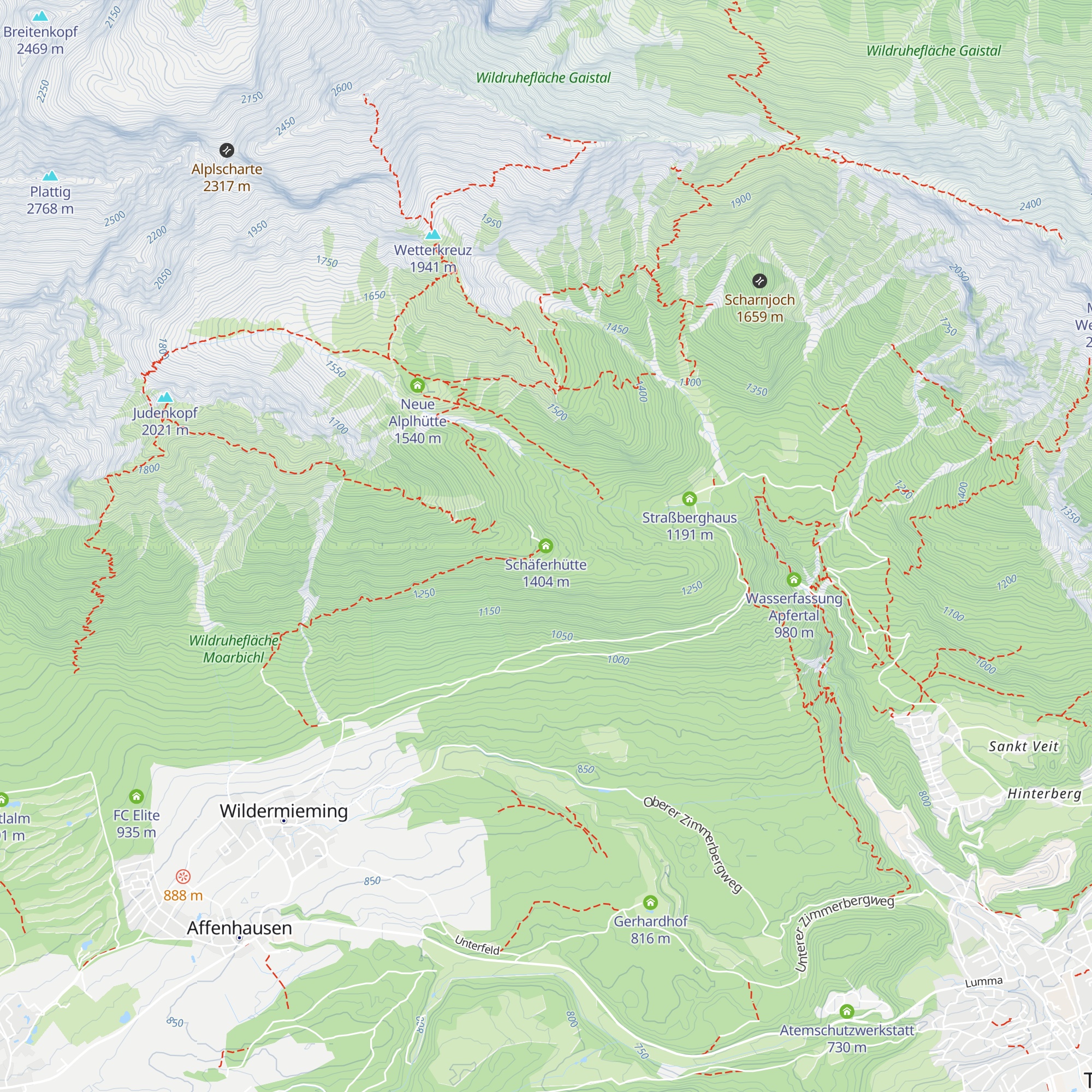 Schäferhütte map