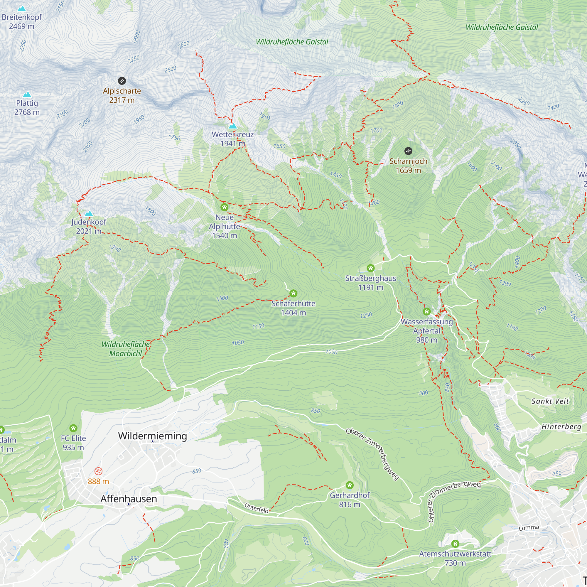 Schäferhütte map