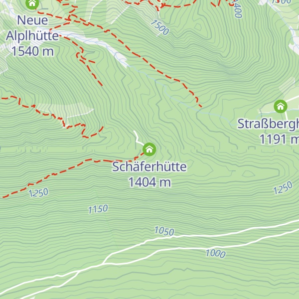 Map of Schäferhütte