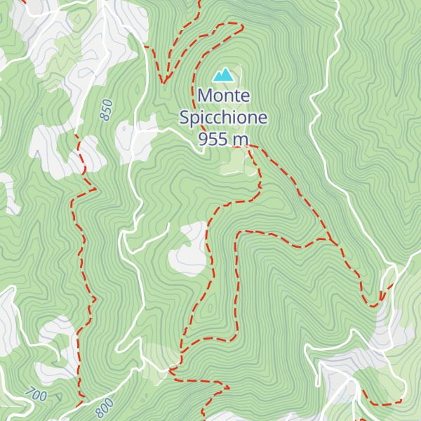 Map of Monte della Castellana