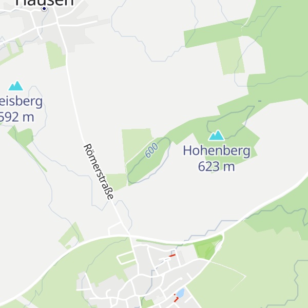 Map of Vogelberg