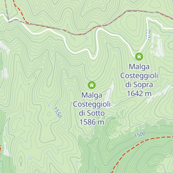 Map of Costeggioli di Sotto