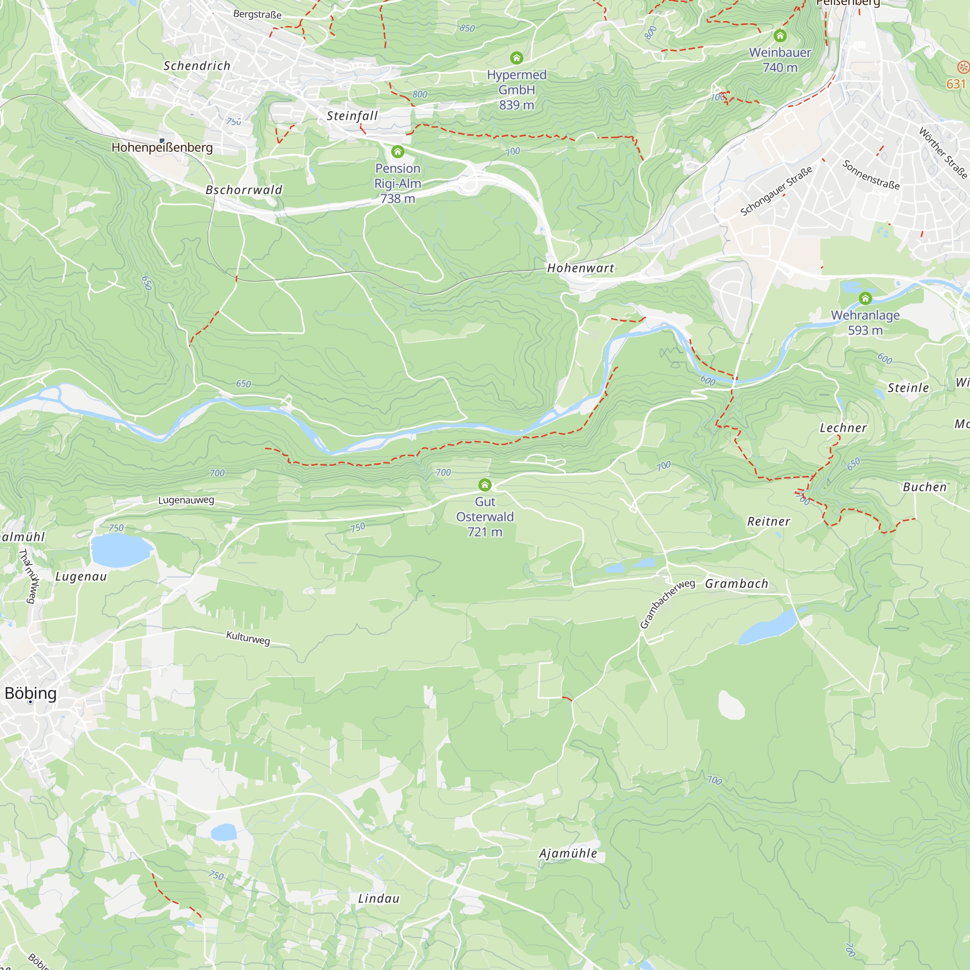 Gut Osterwald map