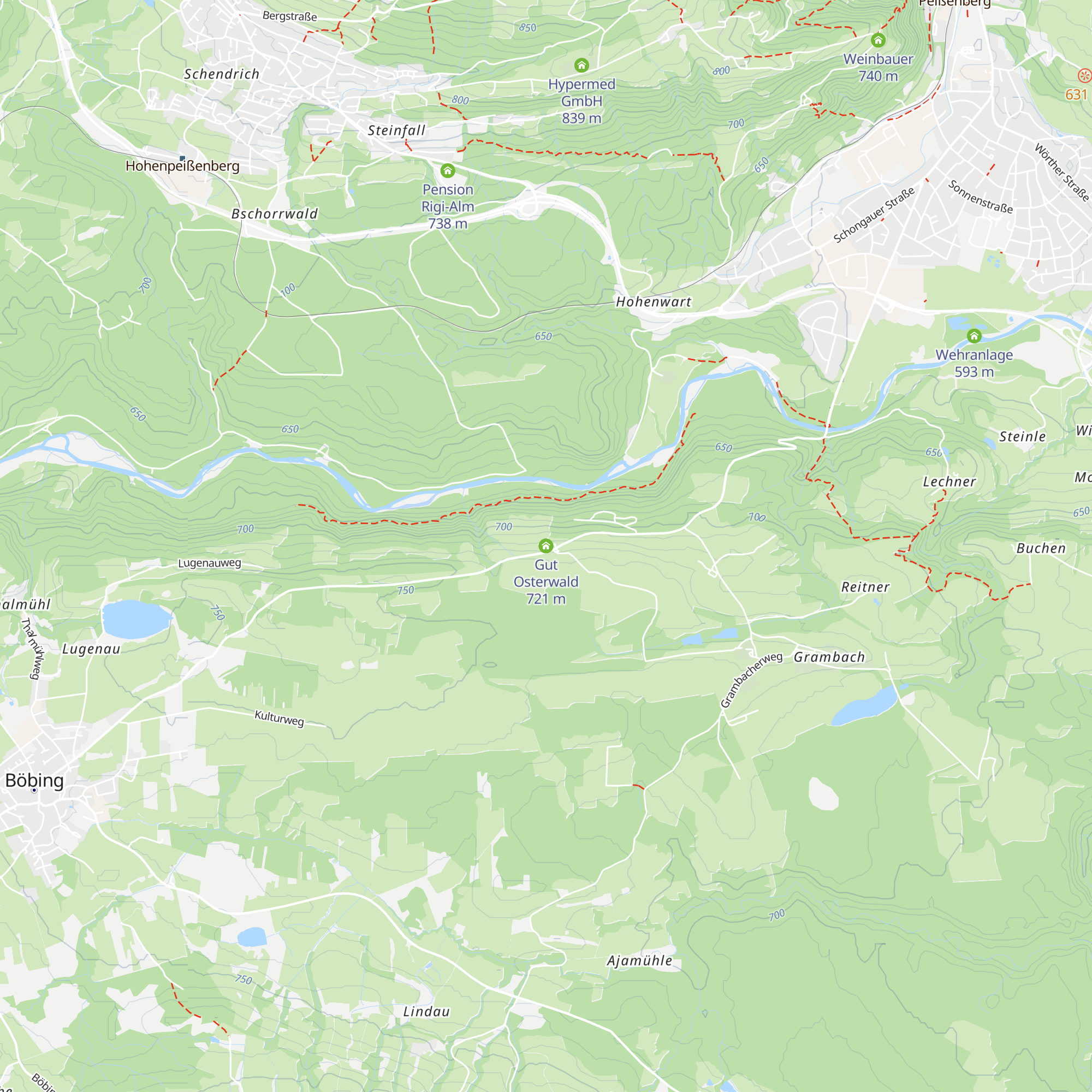 Gut Osterwald map