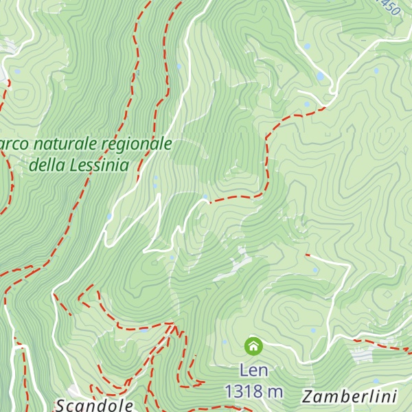 Map of Malga Magaello