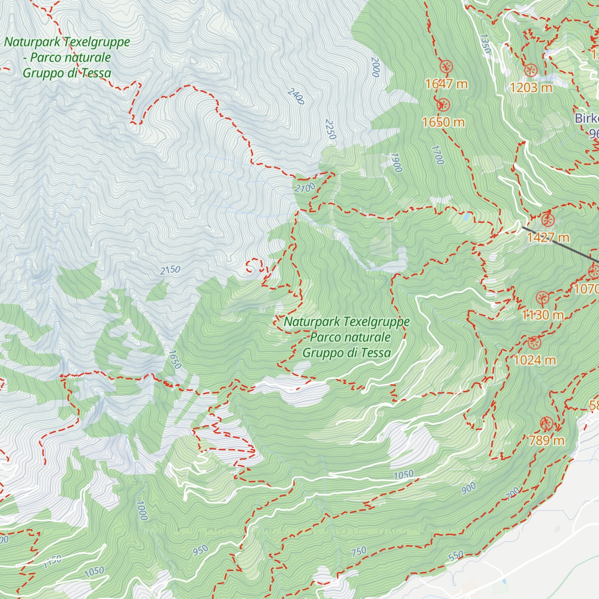 Orenalm map