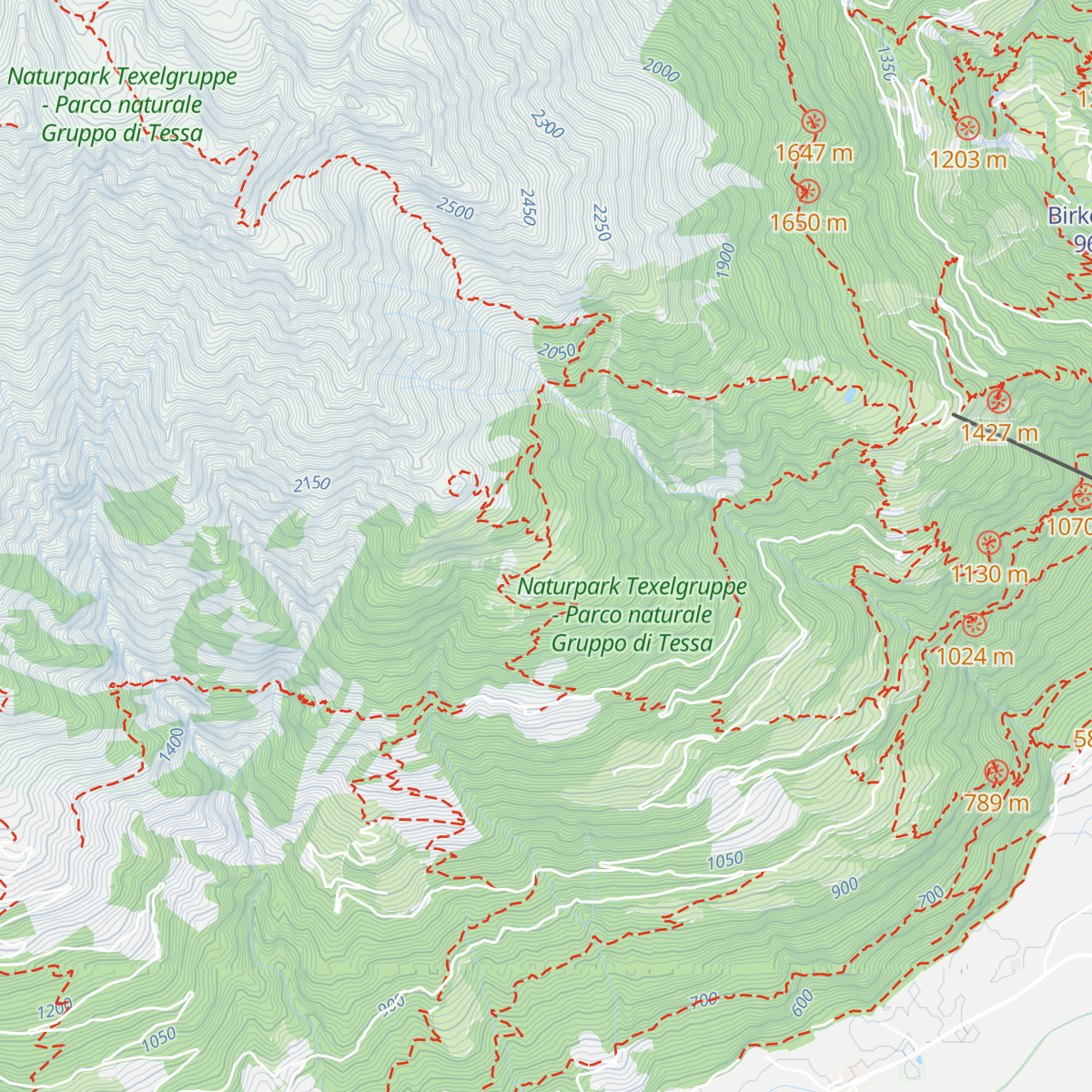 Orenalm map