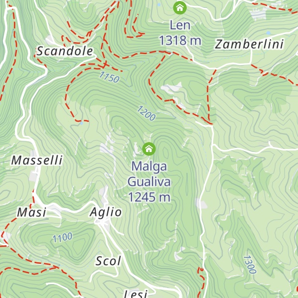 Map of Malga Gualiva