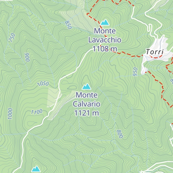 Map of Monte Calvario