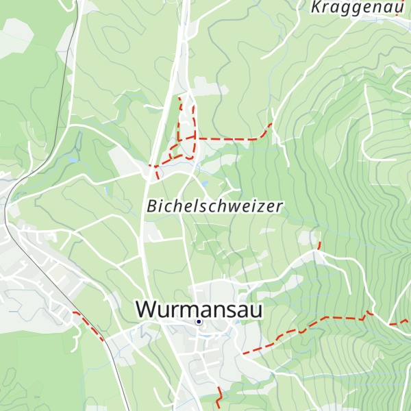 Map of Bichelschweizer
