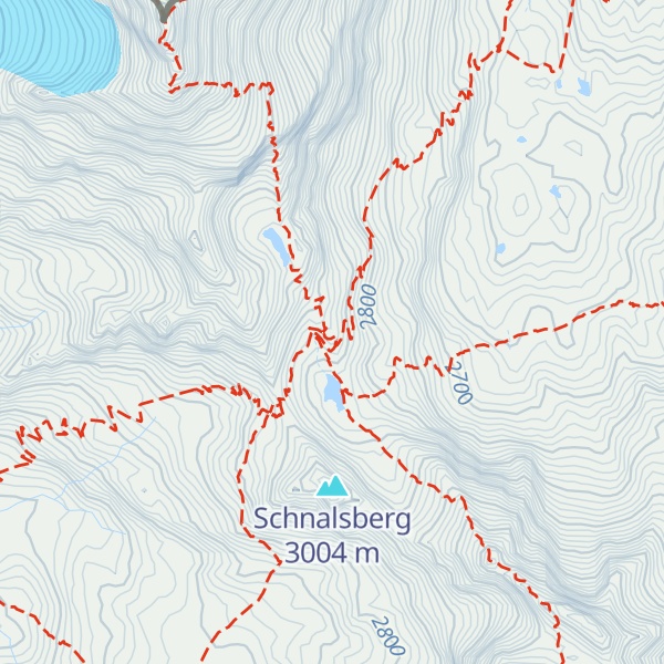 Map of Stettiner Hütte - Rifugio Petrarca