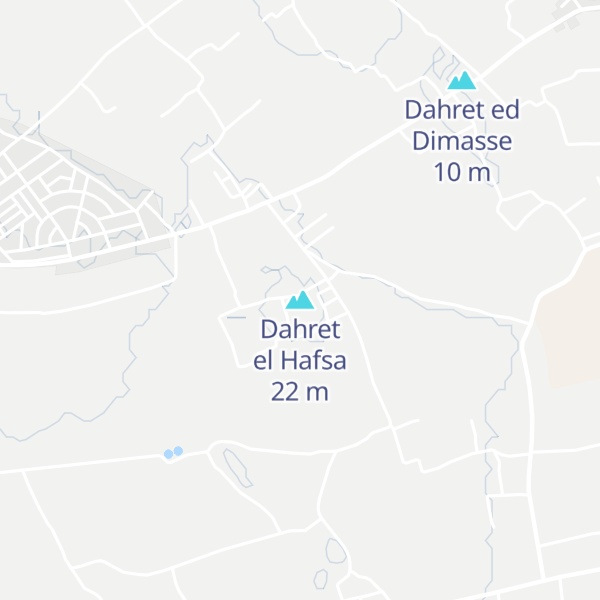 Map of Dahret el Hafsa