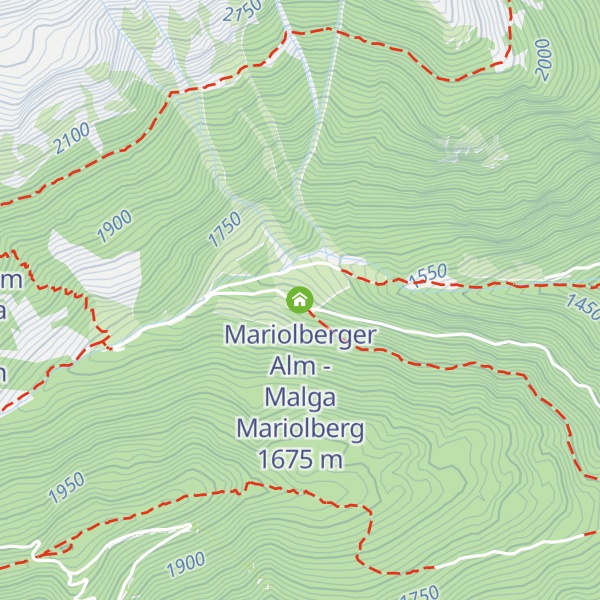 Map of Mariolberger Alm - Malga Mariolberg