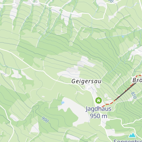 Map of Unterhett