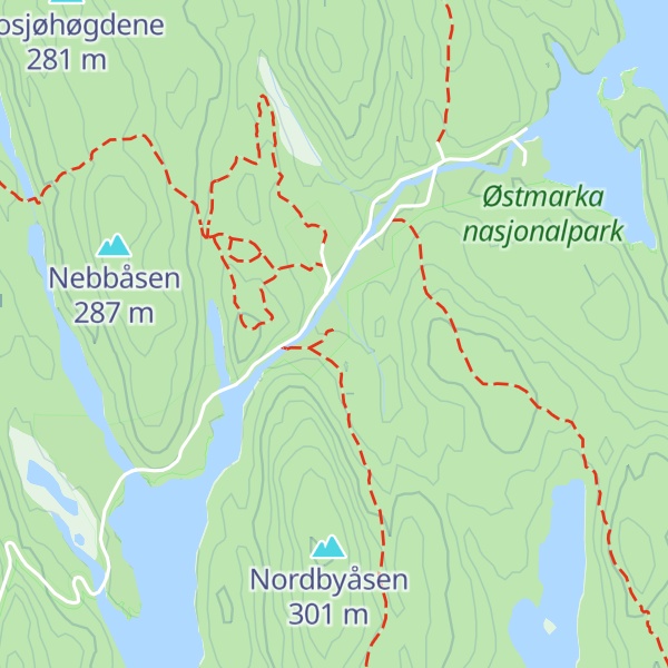 Map of Øvresaga