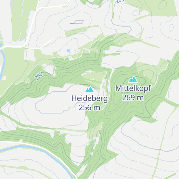 Map of Heideberg