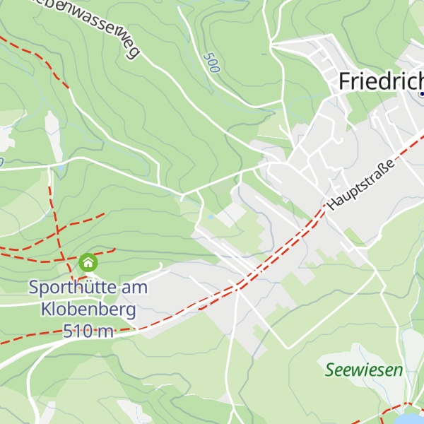 Map of Tonis Hütte