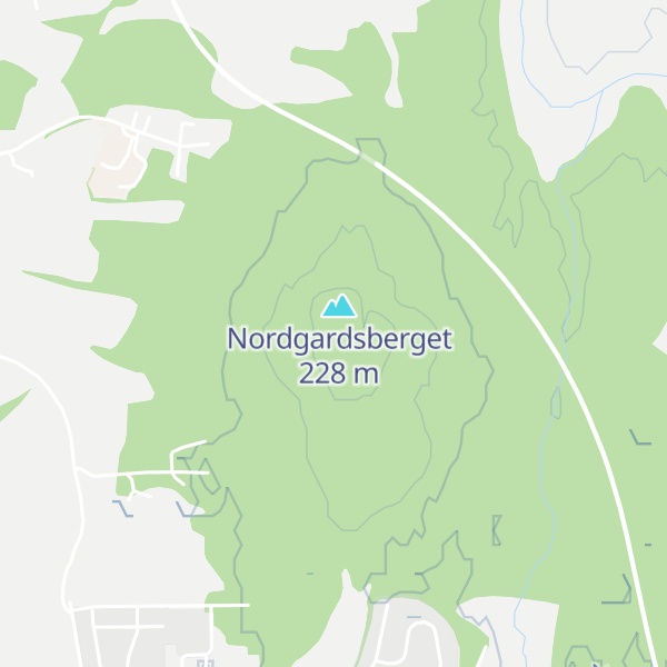Map of Bjørkeåsen