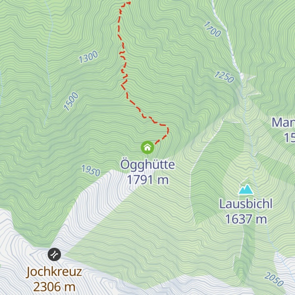 Map of Ögghütte