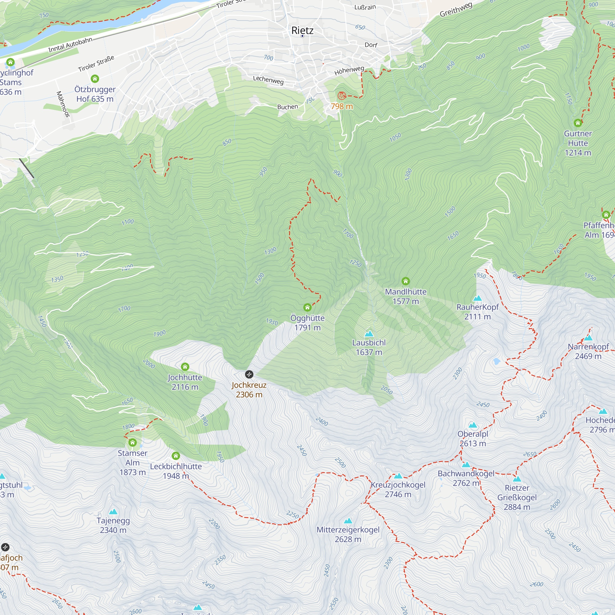 Ögghütte map