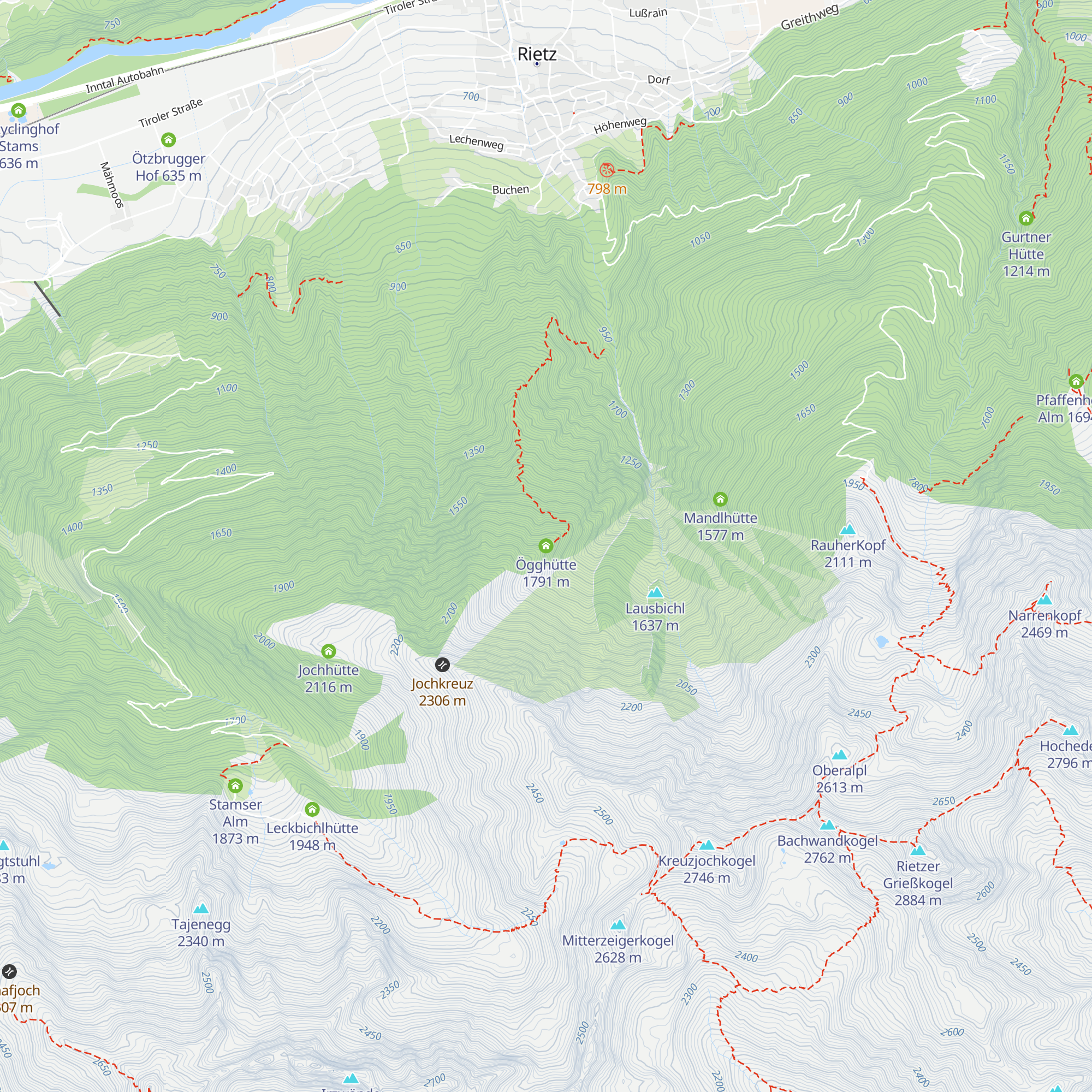 Ögghütte map