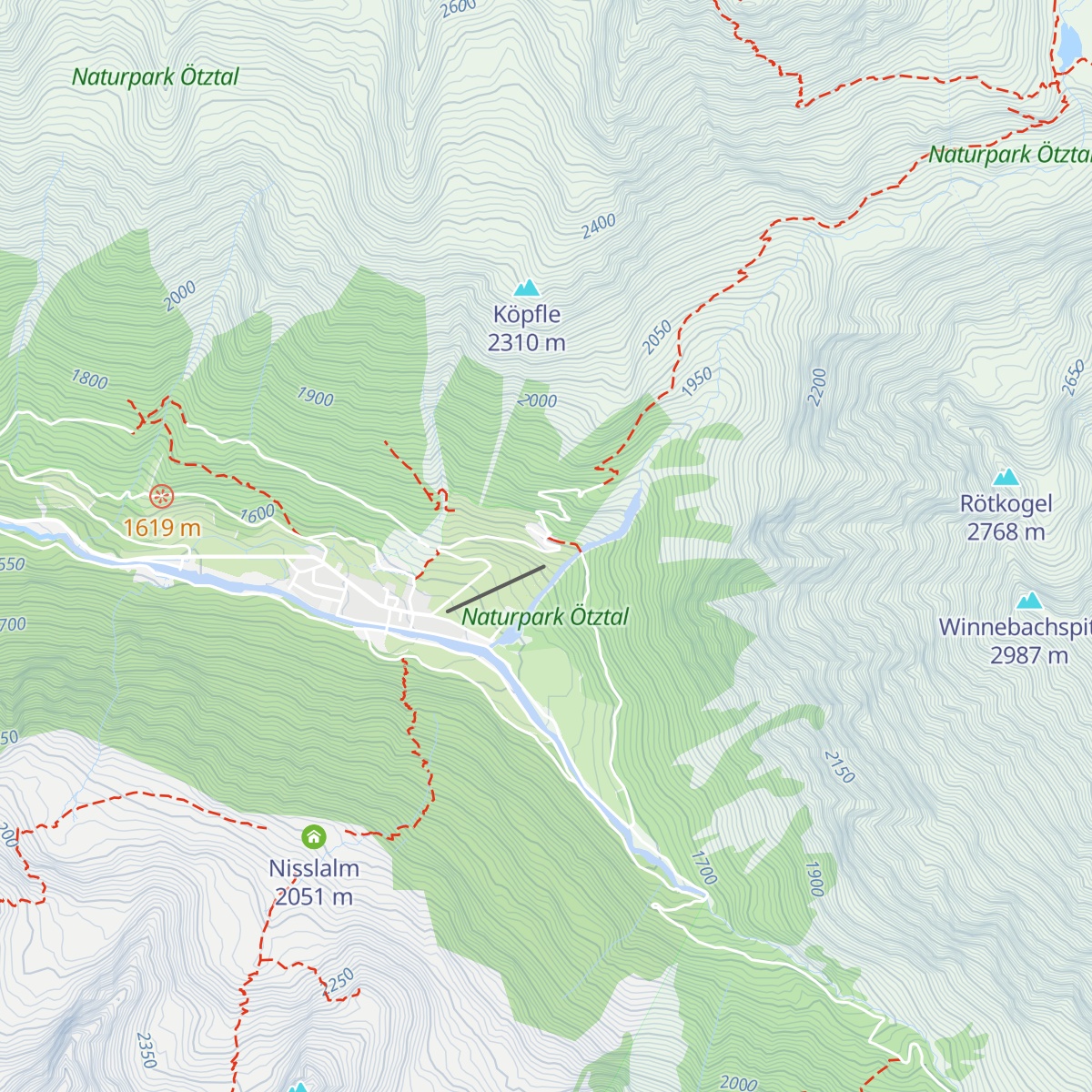 Pension Winnebach map