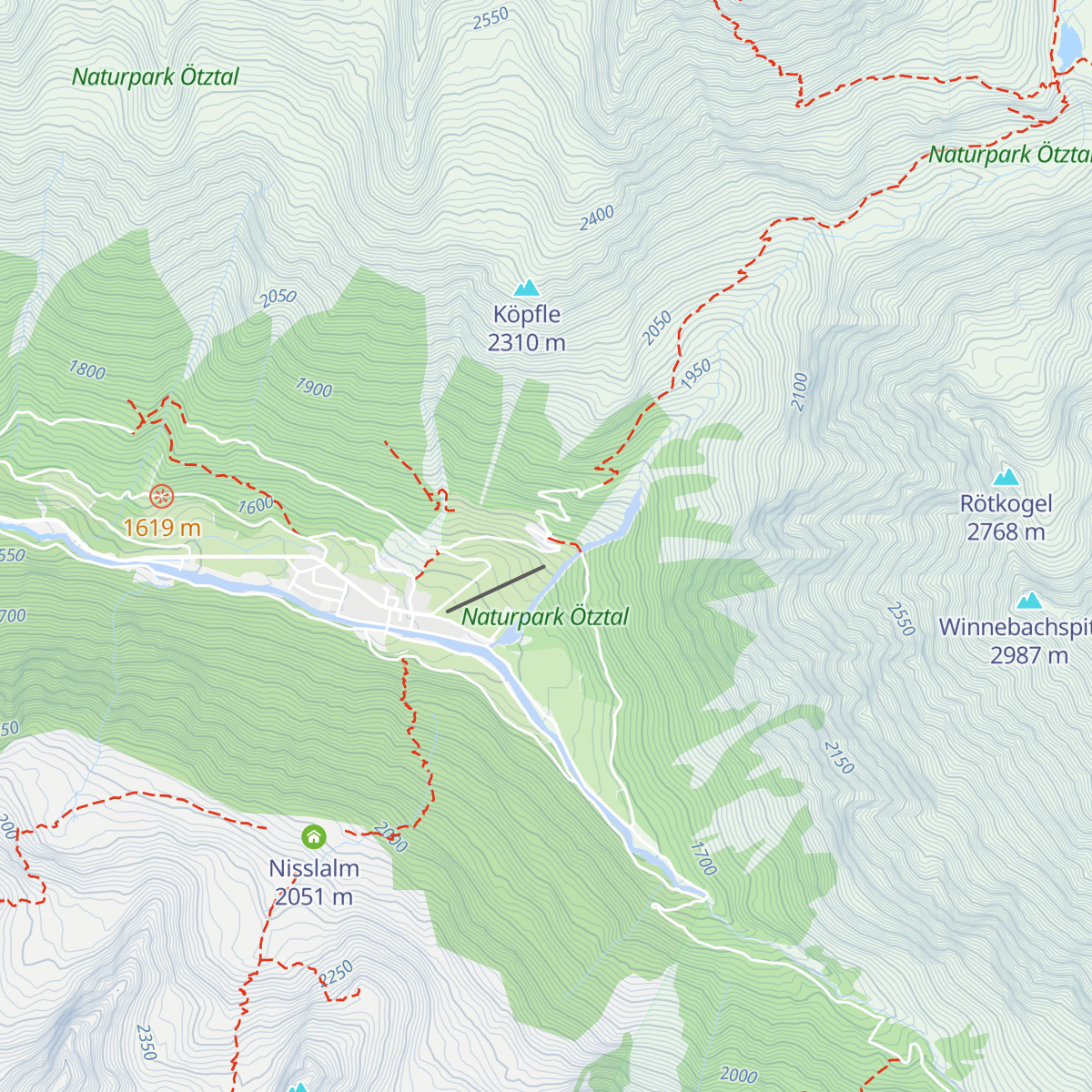 Pension Winnebach map