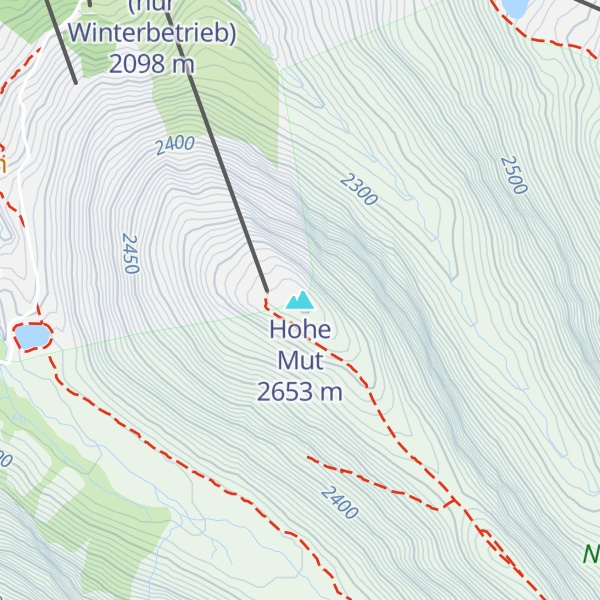 Map of Hohe Mut