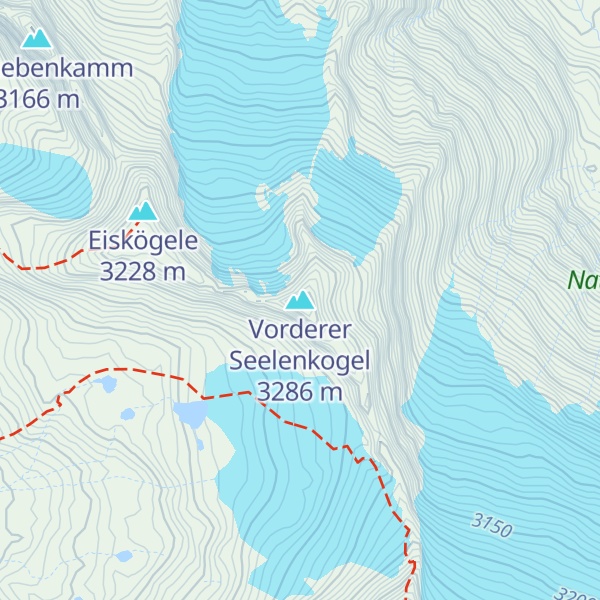Map of Vorderer Seelenkogel