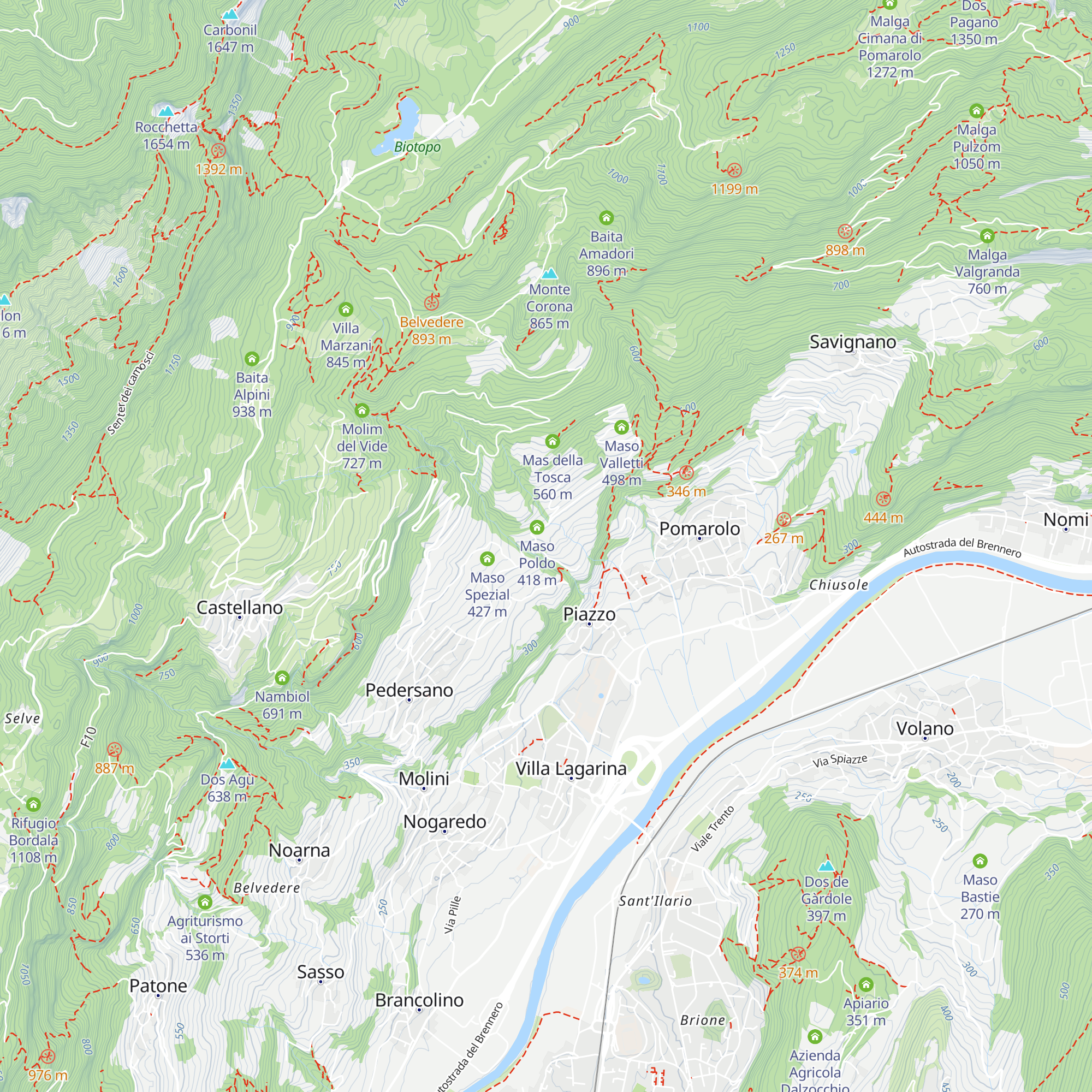 Maria Pellegrina map