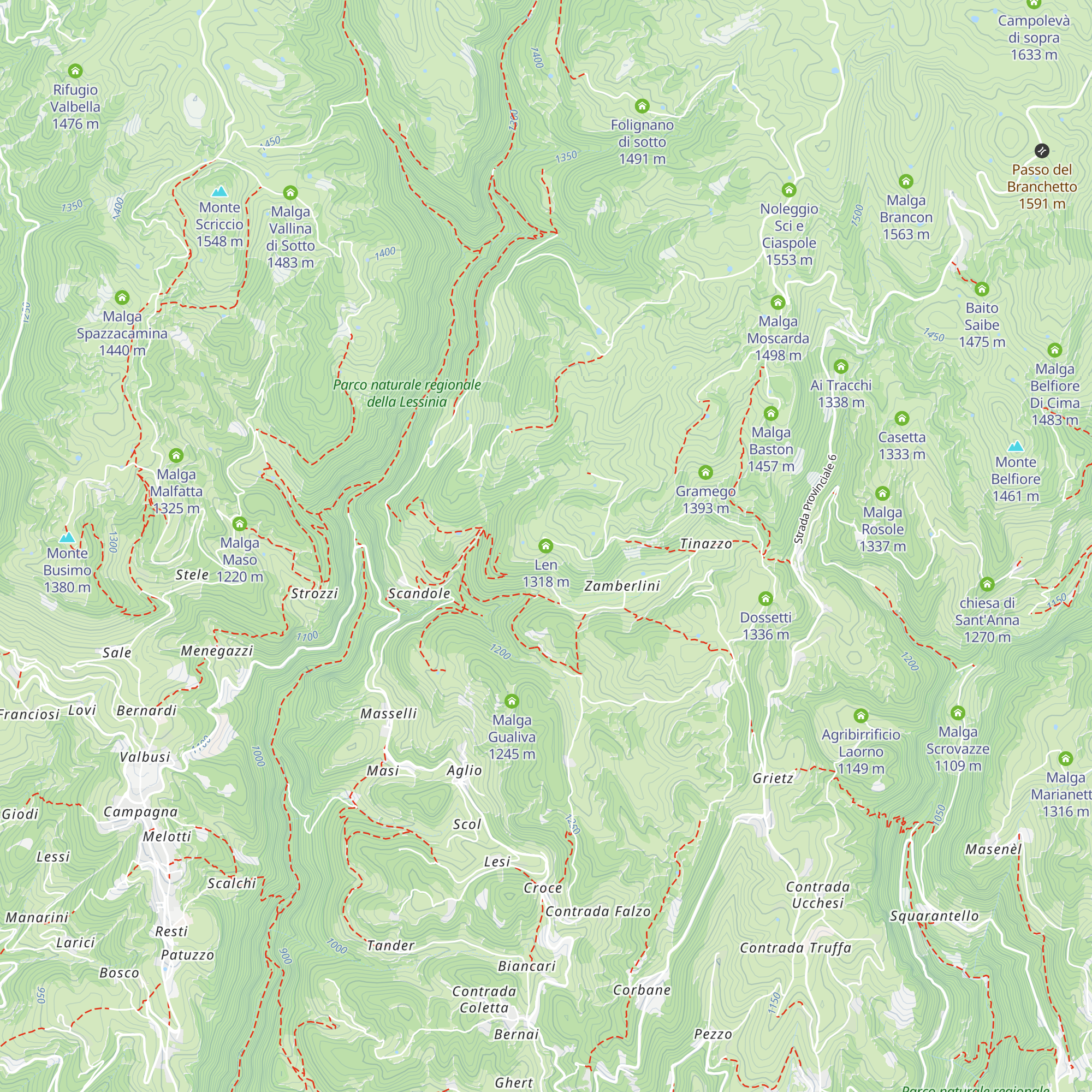 Len map