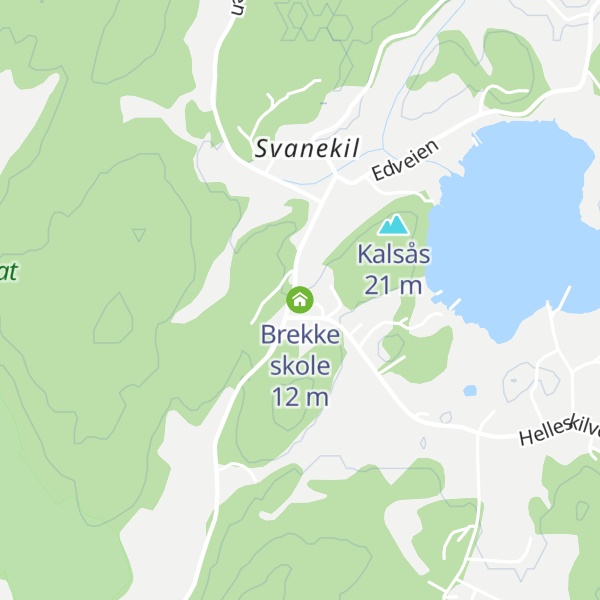 Map of Brekke skole