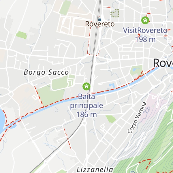 Map of Baita principale