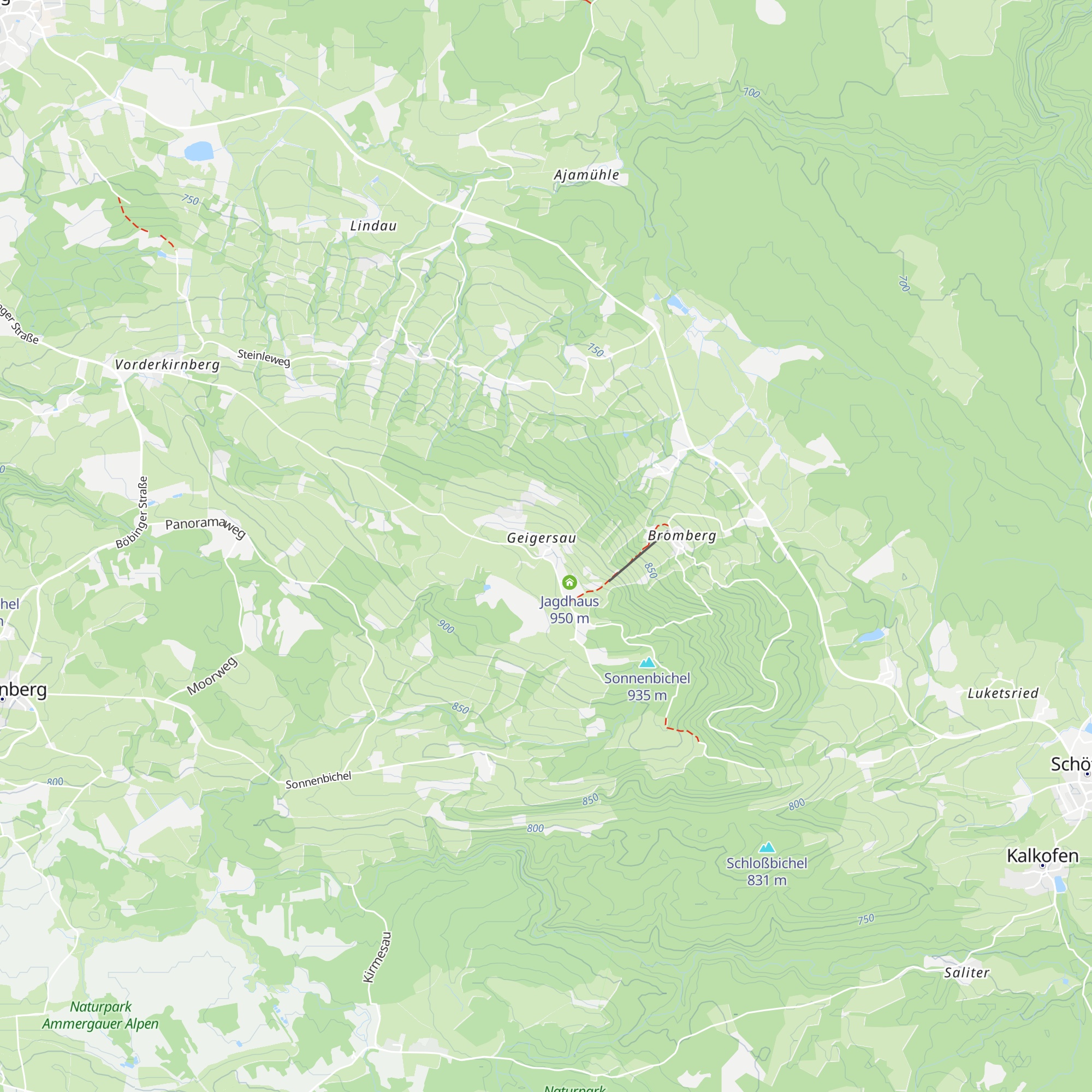 Oberhett map