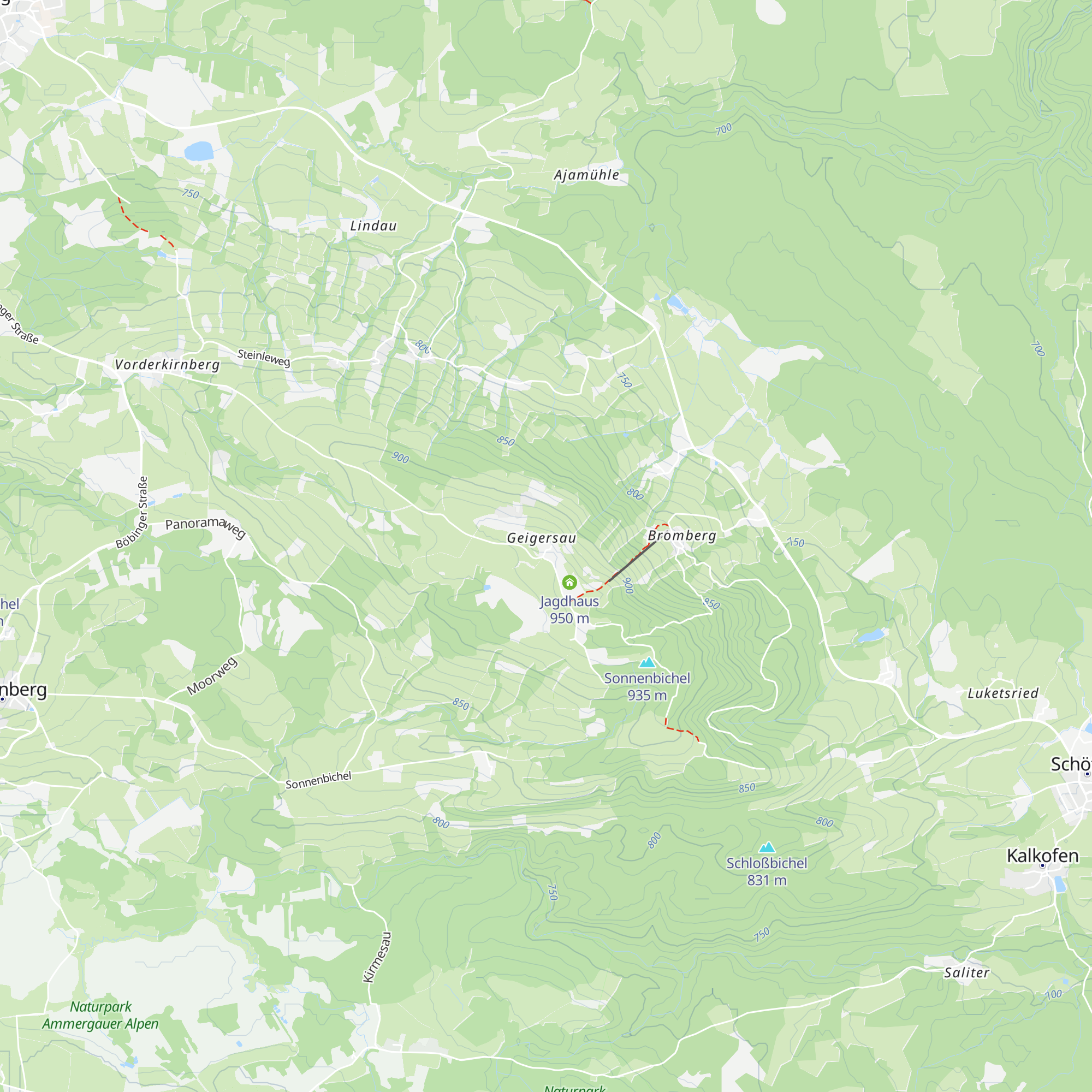Oberhett map