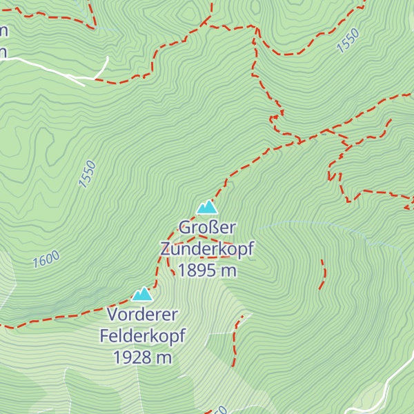 Map of Großer Zunderkopf