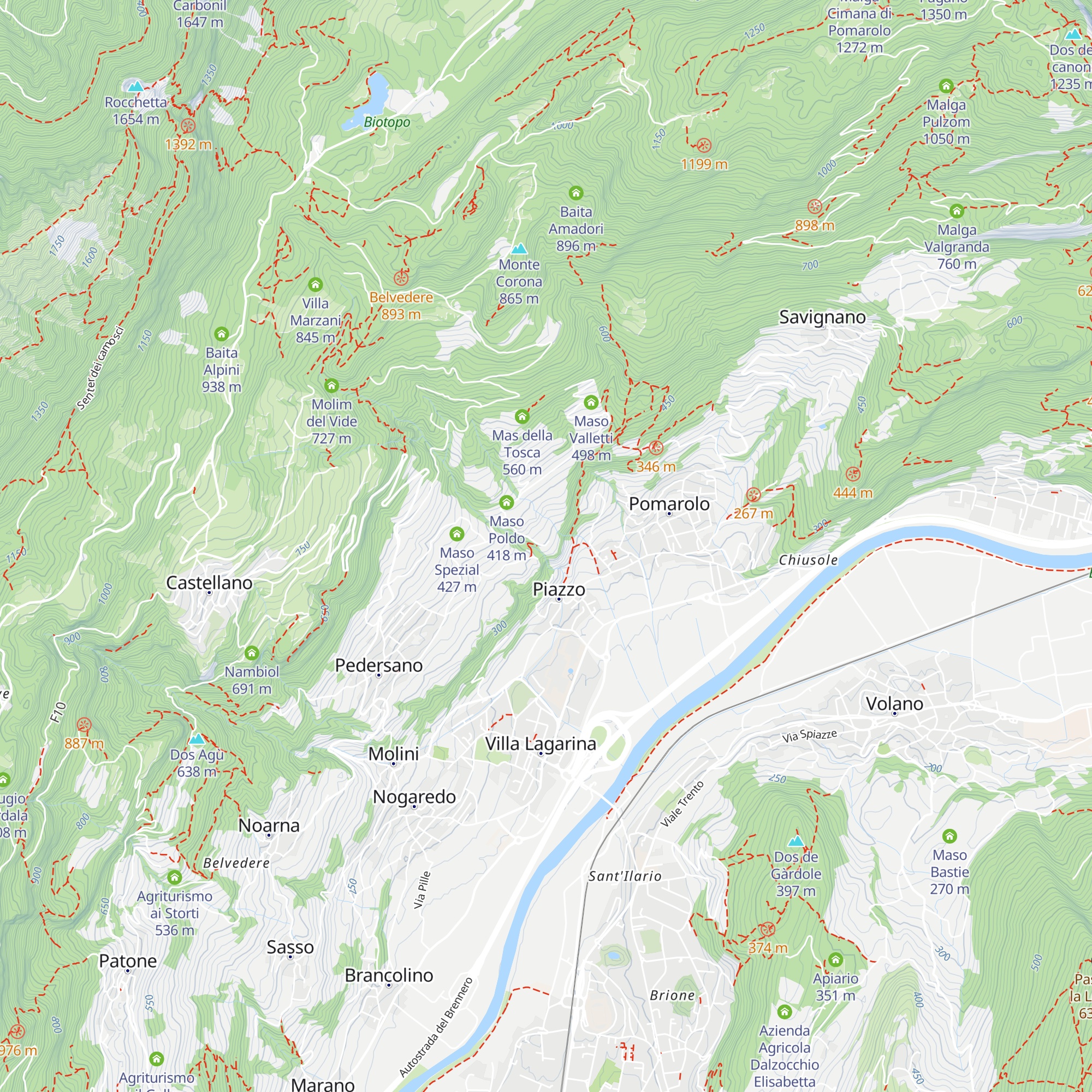 Maso la Bas map