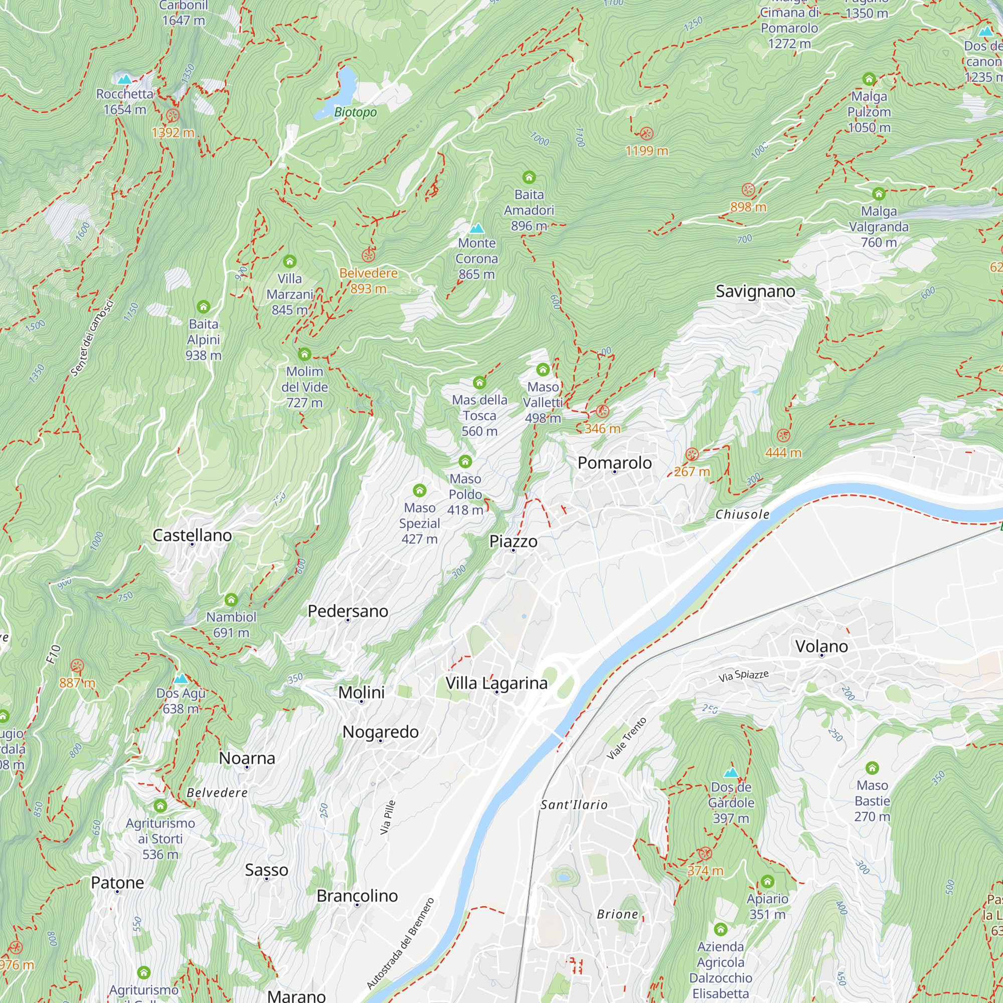 Maso la Bas map