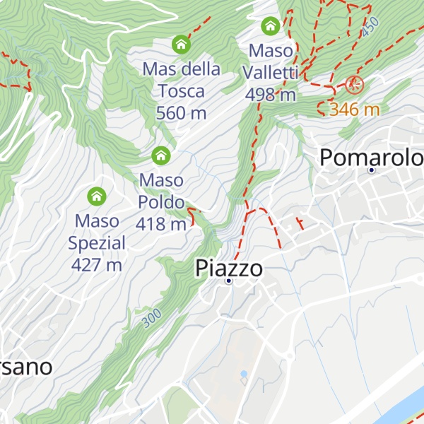 Map of Maso la Bas