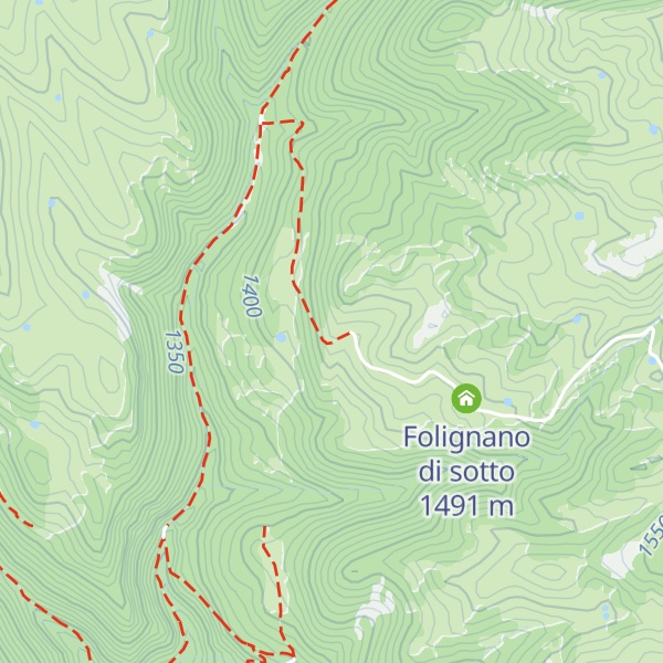 Map of Folignano di fondo