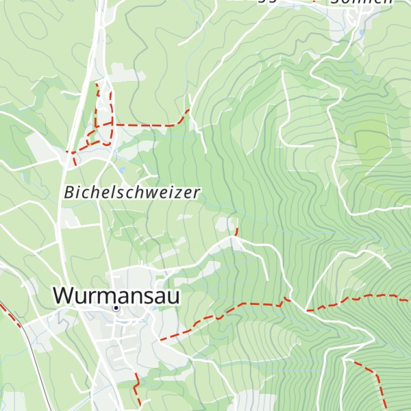 Map of Resl Alm