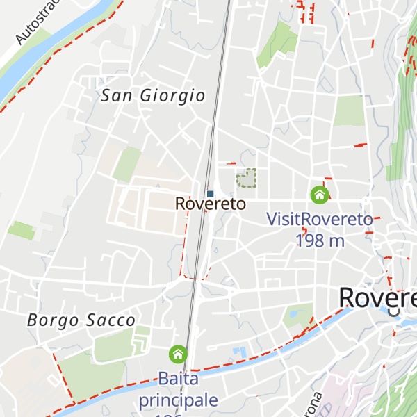 Map of Visitrovereto.it