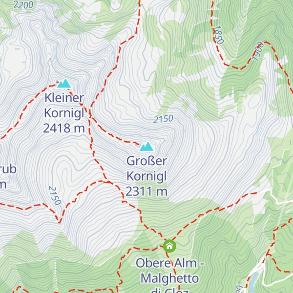 Map of Großer Kornigl