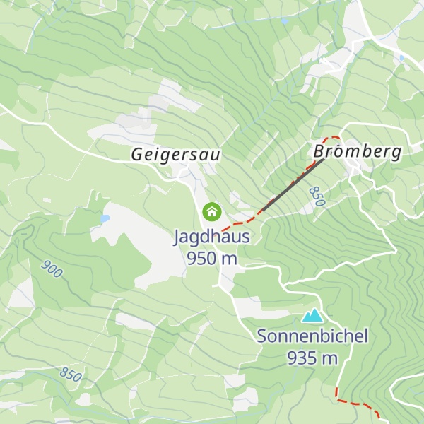 Map of Jagdhaus