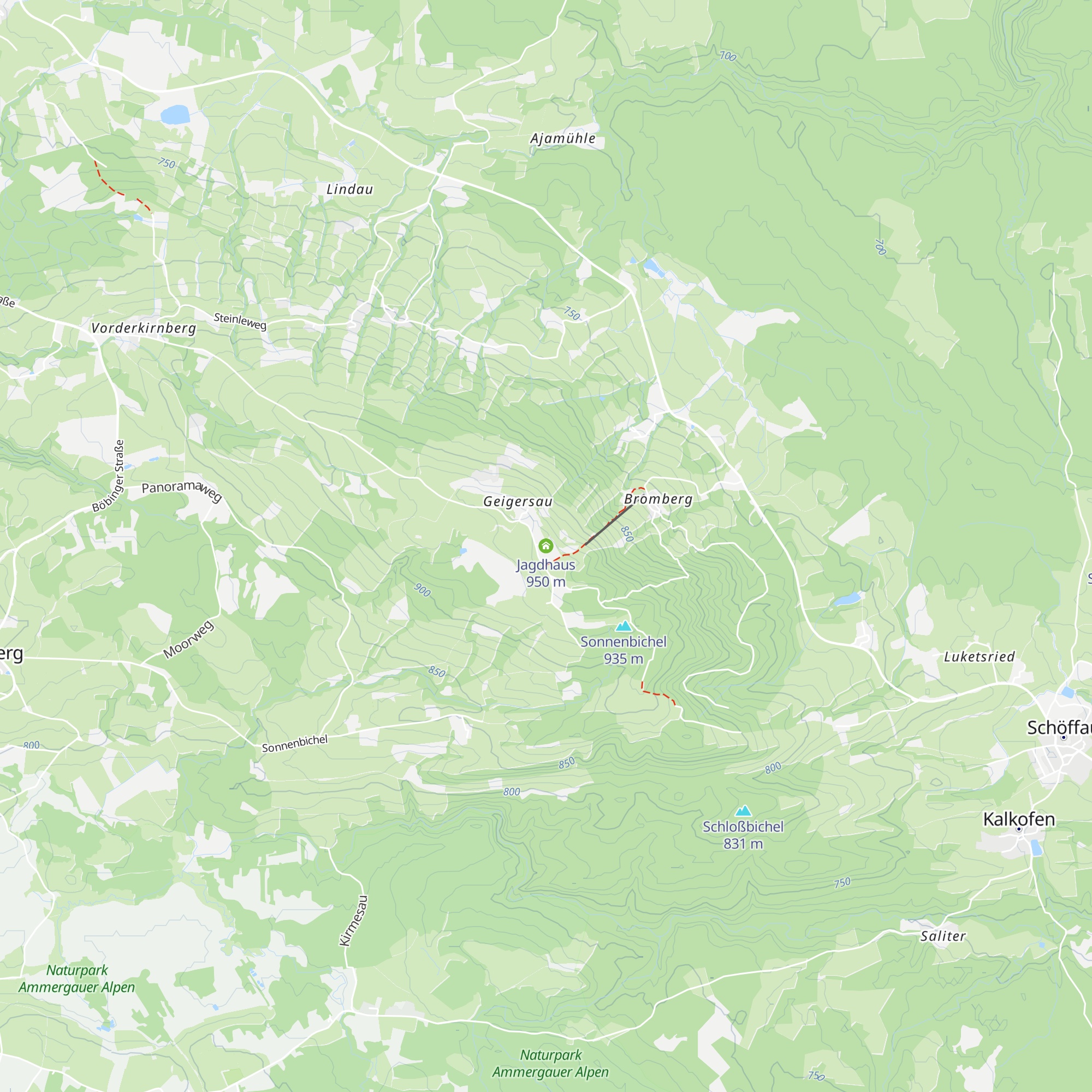Jagdhaus map