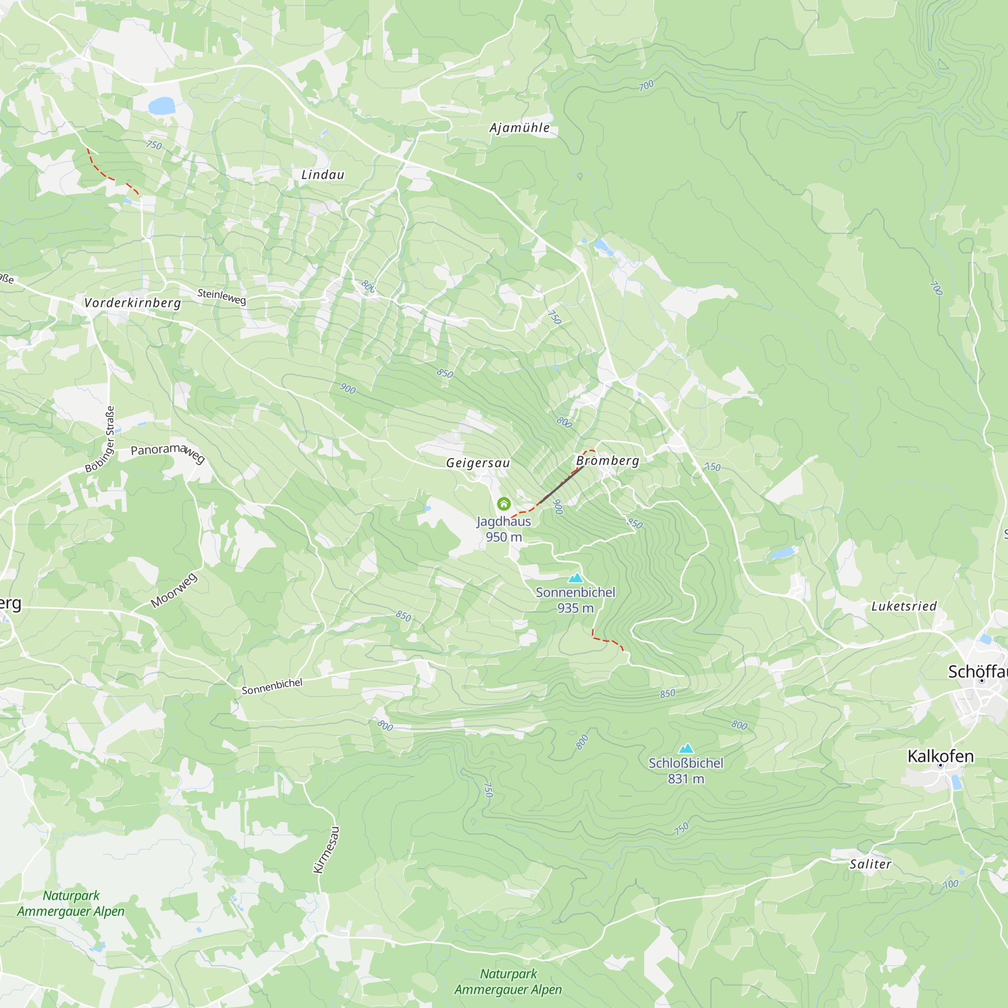 Jagdhaus map