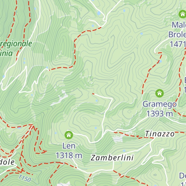 Map of Malga Crenzi